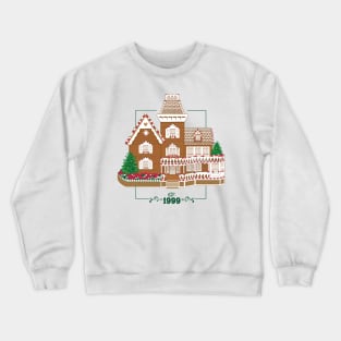 Grand Gingerbread House- Holiday Christmas Crewneck Sweatshirt